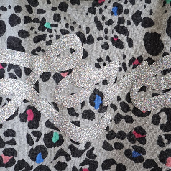 Juicy Couture Animal Print Muscle Tee, Love Glitter Sleeveless Tee - Picture 4 of 6